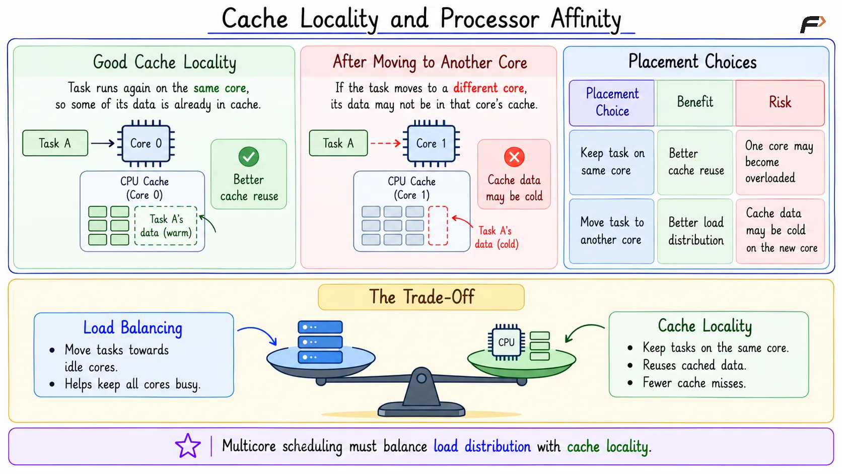 Cache Locality and Processor Affinity