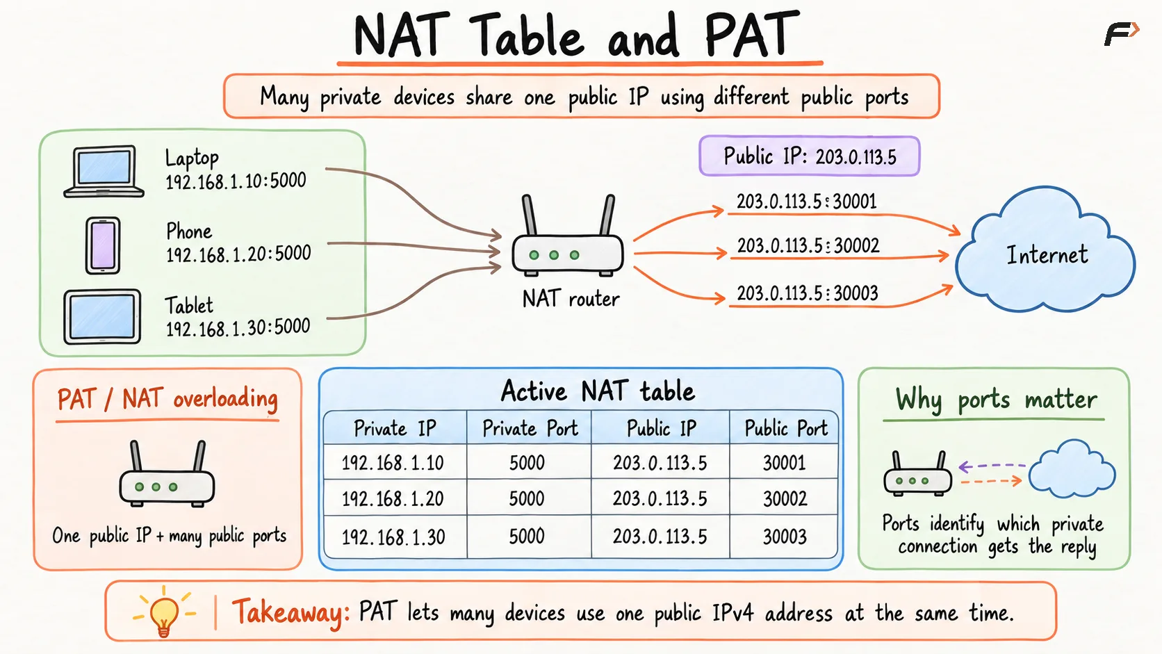 NAT Table and PAT