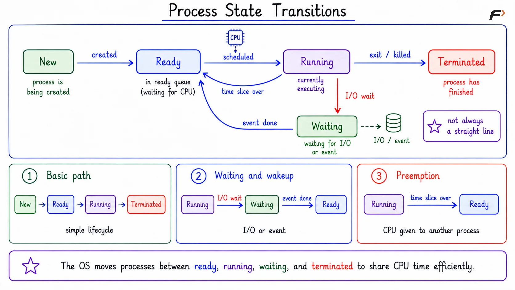 Process State Transitions