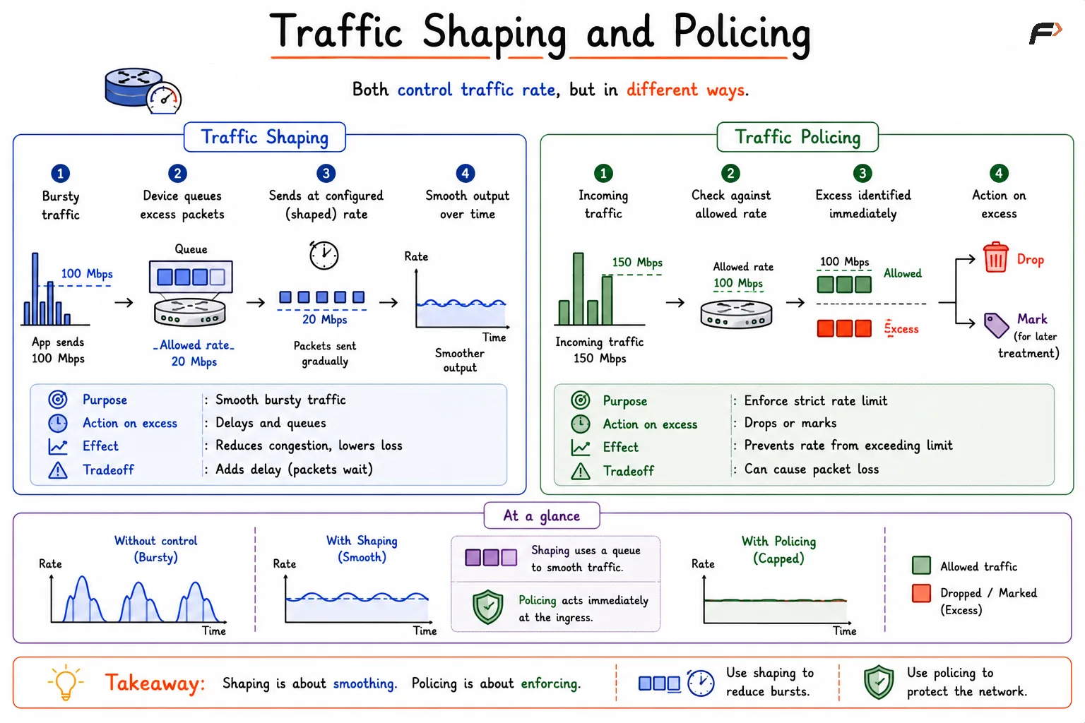 Traffic Shaping and Policing